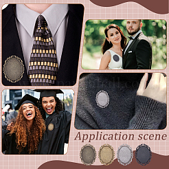 DIY Oval Brooch Making Kits&nbsp;DIY-ME0003-77