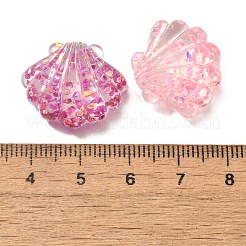 Transparent Marine Organism Resin Cabochons&nbsp;RESI-H035-05E