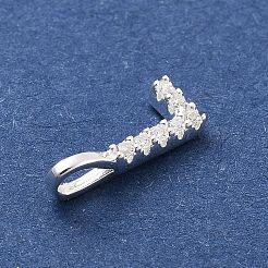 925 Sterling Silver with Cubic Zirconia Charms&nbsp;STER-Q004-01L-S