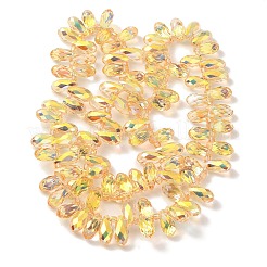 Electroplate Glass Beads Strands&nbsp;EGLA-B006-01A-HP03