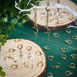 60Pcs Brass Leverback Earring Findings&nbsp;KK-PH0014-02