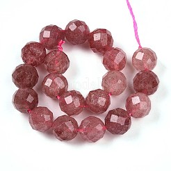 Natural Strawberry Quartz Beads Strands&nbsp;G-S345-10mm-21
