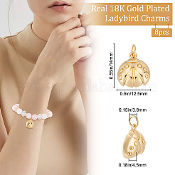8Pcs Rack Plating Brass Charms&nbsp;KK-BBC0004-43