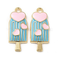 Summer Theme Alloy Enamel Pendants&nbsp;ENAM-B050-06G-02