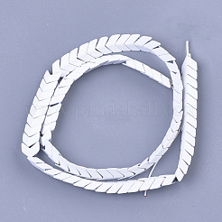 Spray Painted Non-magnetic Synthetic Hematite Beads Strands&nbsp;G-T116-25-16
