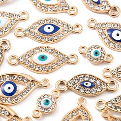 60Pcs 6 Style Light Gold Plated Alloy Links&nbsp;ENAM-LS0001-80
