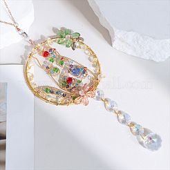 Flat Round with Cat Suncatchers&nbsp;PW-WG25459-01