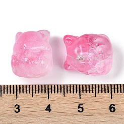 Transparent Spray Paint Glass Beads&nbsp;X1-GLAA-H035-01A