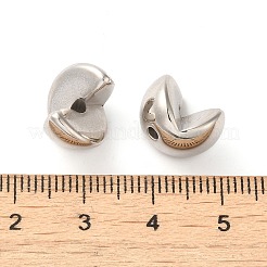 CCBプラスチックビーズ  銀  ラウンド  9.5x12.5x9mm  穴：2mm&nbsp;KY-B003-06