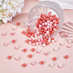 200Pcs 2 Colors Opaque Acrylic Beads&nbsp;OACR-HY0001-21