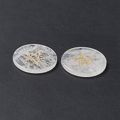 Natural Quartz Crystal Cabochons&nbsp;G-P491-08H