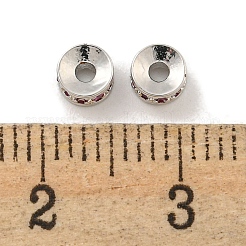 Brass Cubic Zirconia Spacer Beads&nbsp;KK-L215-004A-P01