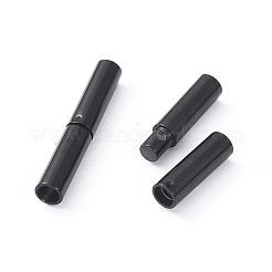 304ステンレススチール製バヨネット留め具  コラム  ガンメタ色  21x3mm  穴：2.5mm&nbsp;STAS-L134-06B
