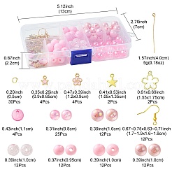 DIY Round Acrylic & Alloy Dangle Earring Making Kit&nbsp;DIY-FS0006-30