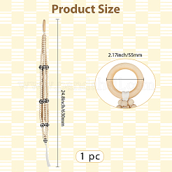 木製の植物ラック  ミックスカラー  630mm&nbsp;AJEW-WH20816-032C