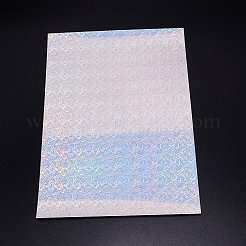 防水 a4 自己粘着性の光沢のあるレーザー写真用紙  接着剤付き  インクジェット印刷用  カラフル  29.85x21x0.02cm&nbsp;LS-AJEW-WH0223-96A