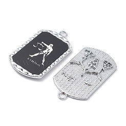 Alloy Twelve Constellations Series Big Pendants&nbsp;PALLOY-O107-01P-09