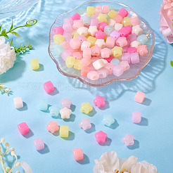 200Pcs 2 Styles Opaque Acrylic Beads&nbsp;SACR-TA0001-60