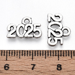 チベット風合金チャーム  カドミウムフリー＆鉛フリー  数2025  アンティークシルバー  9.5x14x1mm  穴：1.6mm  約1389個/709g&nbsp;LS-TIBE-N012-11AS-NF
