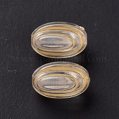 Plating Transparent Acrylic Beads&nbsp;OACR-P013-11
