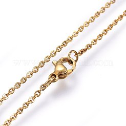 304 Stainless Steel Pendant Necklaces&nbsp;NJEW-H488-16G