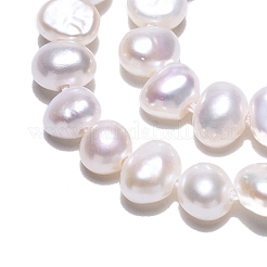 Natural Cultured Freshwater Pearl Beads Strands&nbsp;PEAR-N014-03D-01