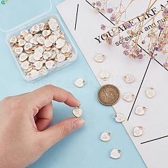 96Pcs 12 Styles Alloy Enamel Pendants&nbsp;FIND-GO0003-38A