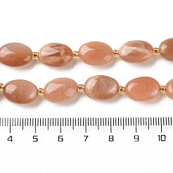 Natural Peach Moonstone Beads Strands&nbsp;G-H005-A16-02