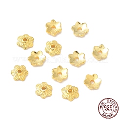 925 Sterling Silver Bead Caps&nbsp;STER-F055-08G
