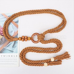 Cotton and Waxed Cord Corset Belts&nbsp;AJEW-WH20070-011B