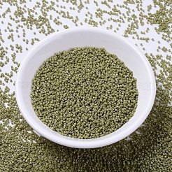 MIYUKIデリカビーズ  シリンダー  日本製シードビーズ  11/0  （db2124) duracoat染色不透明サボテン  1.3x1.6mm  穴：0.8mm  約2000PCS /ボトル  10 G /ボトル&nbsp;SEED-JP0008-DB2124
