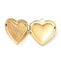 Ion Plating(IP) 304 Stainless Steel Locket Pendants&nbsp;STAS-P291-06G