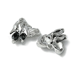 Brass Heart Charms&nbsp;KK-D092-02P-01