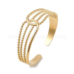 304 Stainless Steel Cuff Bangles for Women&nbsp;BJEW-B120-05G-02