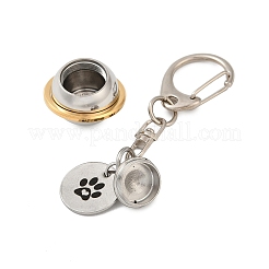 304 Stainless Steel Keychains&nbsp;KEYC-S001-01PG