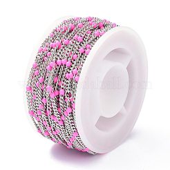 304 Stainless Steel Enamel Curb Chains&nbsp;CHS-P013-01P-07