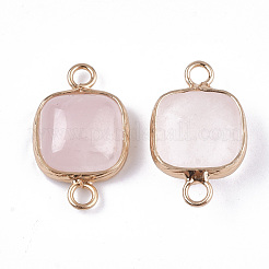 Natural Rose Quartz Links connectors&nbsp;G-S344-69L