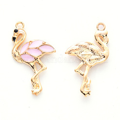 Alloy Enamel Pendants&nbsp;ENAM-R059-04D-RS