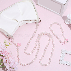 1 Bag ABS Plastic Imitation Pearl Bead Mobile Straps&nbsp;HJEW-BM0002-01