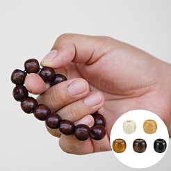 5 Colors Maple Wood Beads&nbsp;WOOD-AN0001-03