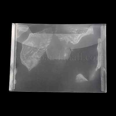 プラスチック製のドキュメントポケット  長方形  透明  130x180x1mm&nbsp;DIY-WH20002-17B-1