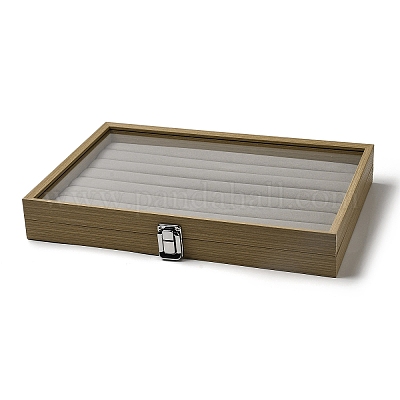 8-slot Wooden Ring Presentation Boxes&nbsp;ODIS-M007-02-1