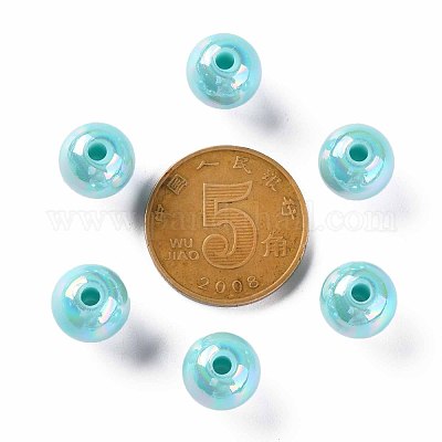 Opaque Acrylic Beads&nbsp;MACR-S370-D10mm-SS2107-1