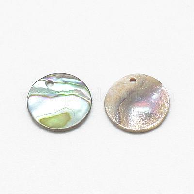 Paua Shell Charms&nbsp;SSHEL-R041-37-1