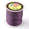 Round Metallic Thread, Embroidery Thread, 3-Ply, Indigo, 0.4mm, about 164.04 yards(150m)/roll