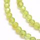 Natural Peridot Beads Strands&nbsp;G-F509-12-2mm-3