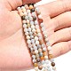 Natural Flower Amazonite Beads Strands&nbsp;X-G-G545-06-2