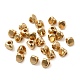 CCBプラスチックビーズ  三角形  ライトゴールド  4x5x4.5mm  穴：1.8mm&nbsp;CCB-H001-03KCG-1