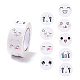 Cartoon Expression Paper Stickers&nbsp;X-DIY-B041-26-1