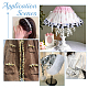 2 Yards Polyester Beaded Trims&nbsp;SRIB-PH0001-85-5